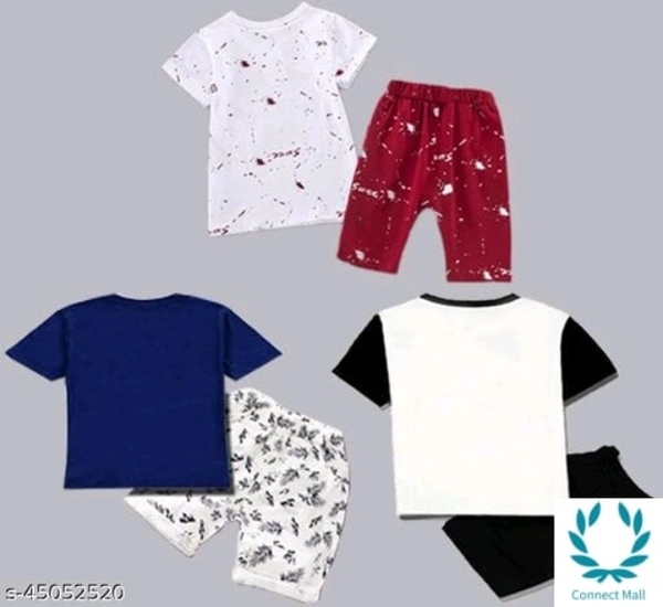 Kids Clothing  Set - 0-6 Months,  Top Fabric: Cotton Polyster, Bottom Fabric Cotton, Pack of 3